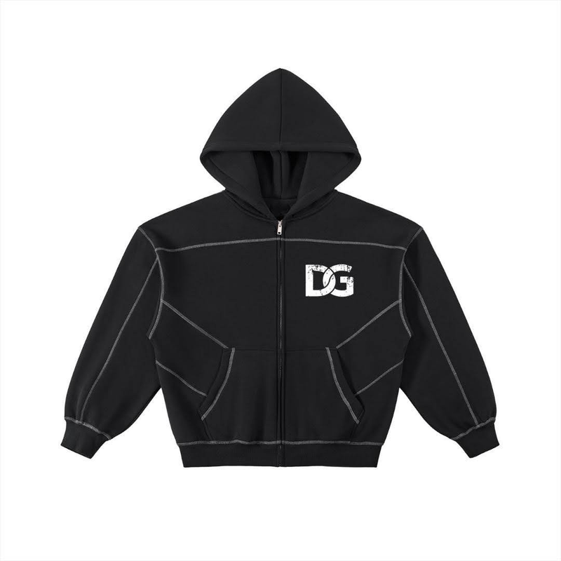 Black DG Cotton Fleece